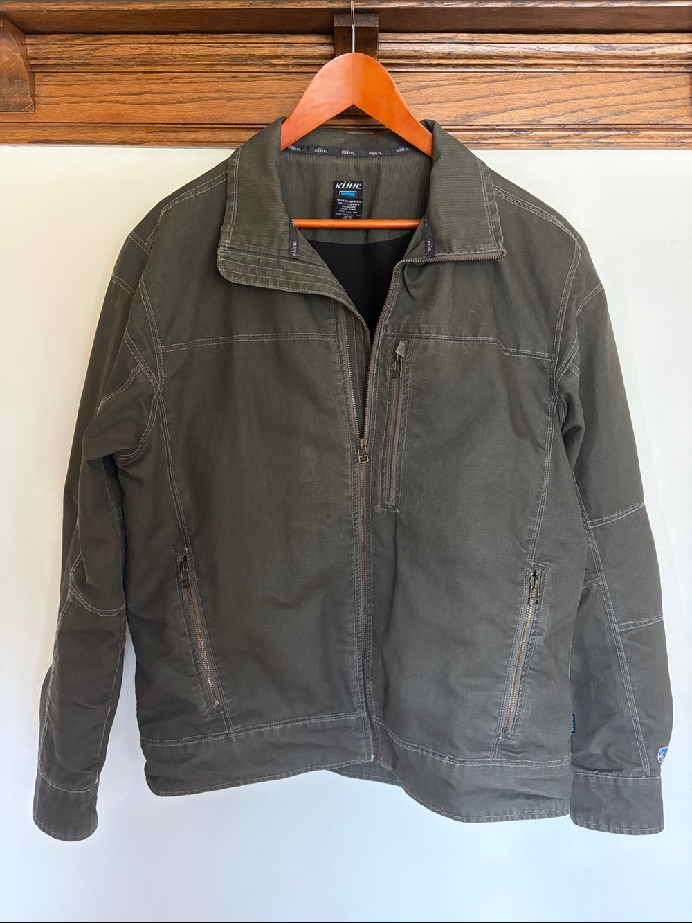 Kuhl Men’s Olive Green Military Field Jacket